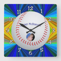 Photo Arrière - plan multicolore de baseball Perso