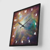 Horloge Carrée Photo d'astronomie de nébuleuse d'Orion (Angle)