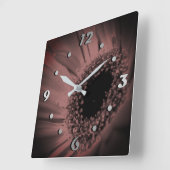 Horloge Carrée Photo, macro (Angle)