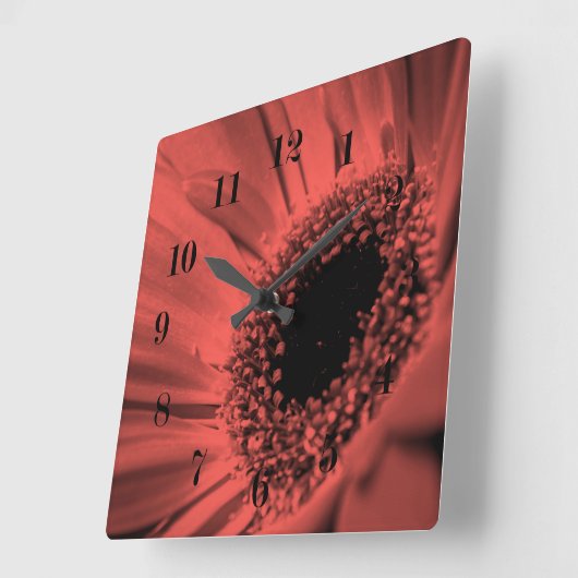Horloge Carrée Photo, macro (Angle)