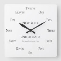 Photo personnalisée Ville Pays et fuseau horaire