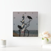 HORLOGE CARRÉE PHOTOS CAPE HATTERAS (Maison)