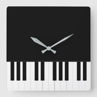 HORLOGE CARRÉE PIANO