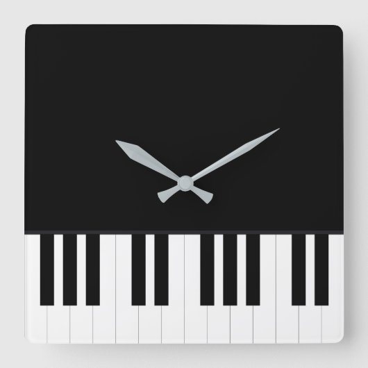 HORLOGE CARRÉE PIANO (Recto)