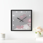 Horloge Carrée Piano Keys (Maison)