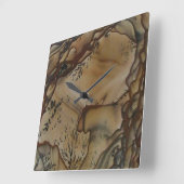 Horloge Carrée Picture Jasper Wall Clock (Angle)