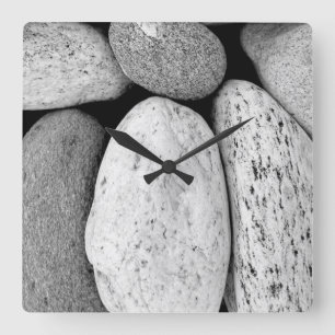 Horloge Carrée Pierres