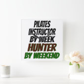 Horloge Carrée Pilates Instructeur Hunter (Maison)