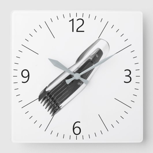 Horloge Carrée Pince à cheveux (Recto)