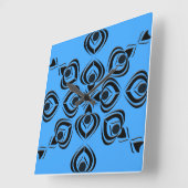 Horloge Carrée Pique (Angle)