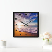 Horloge Carrée Plage (Maison)