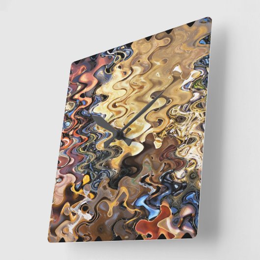 HORLOGE CARRÉE PLAGE (Angle)