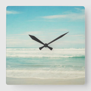 Horloge Carrée Plage