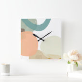 Horloge Carrée Plaquette (Maison)