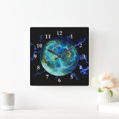 Horloge Carrée Plasma électrique (Maison)