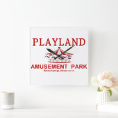 Horloge Carrée Playland Amusement Park, Willow Springs, IL (Maison)