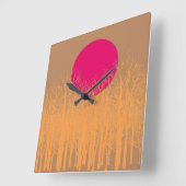 Horloge Carrée Pleine lune #5 (Angle)