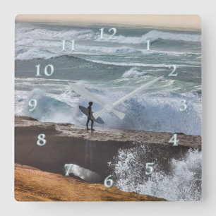 Horloge Carrée Plug-In Silver Surfer 2