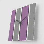 Horloge Carrée Plum Gray (Angle)