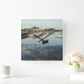 Horloge Carrée Point de Sakonnet, petit Compton, RI (Maison)