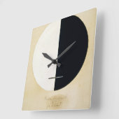 Horloge Carrée Point de vue des Bouddhas dans la vie terrestre pa (Angle)