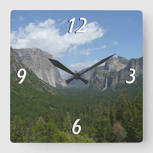 Horloge Carrée Point d'inspiration dans le parc national Yosemite (Recto)