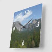 Horloge Carrée Point d'inspiration dans le parc national Yosemite (Angle)
