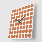 Horloge Carrée Points neutres Zest (Angle)