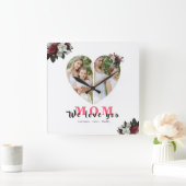 Horloge Carrée Poison shaped pour Mother day (Maison)