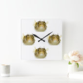 HORLOGE CARRÉE ***POISSON DE POISSON POTABLE*** (Maison)