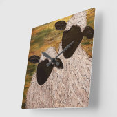 HORLOGE CARRÉE POKER FACE SHEEP (Angle)