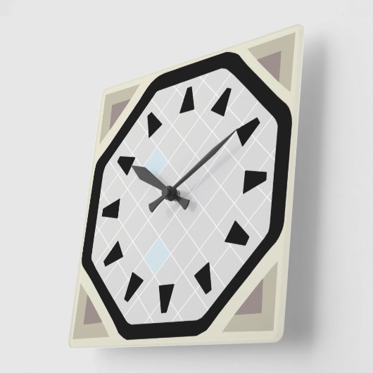 Horloge Carrée Polish (Angle)