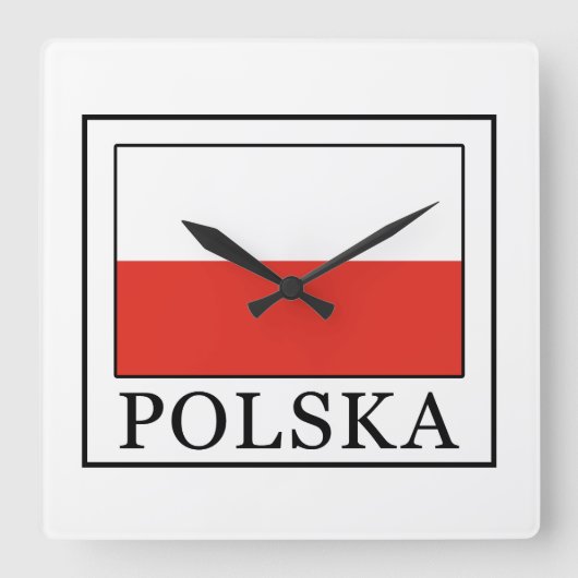 Horloge Carrée Polska (Recto)