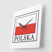 Horloge Carrée Polska (Angle)