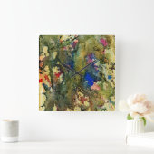 Horloge Carrée Polychromoptic #6 par Michael Moffa (Maison)