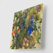 Horloge Carrée Polychromoptic #6 par Michael Moffa (Angle)