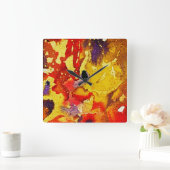 Horloge Carrée Polychromoptique #3 par Michael Moffa (Maison)