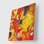 Horloge Carrée Polychromoptique #3 par Michael Moffa (Angle)