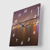Horloge Carrée Pont de Ben Franklin (Angle)