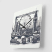 Horloge Carrée pont Londres (Angle)