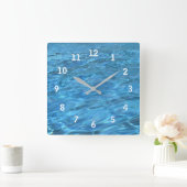 Horloge Carrée Pool Waters Wall Clock (Maison)