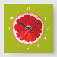 Pop art pamplemousse rose art original aquarelle
