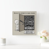 Horloge Carrée Portes ouvertes (Maison)