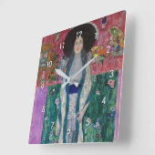 Horloge Carrée Portrait d'Adele Bloch Bauer, Gustav Klimt (Angle)