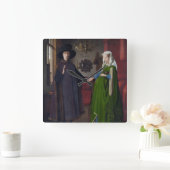 Horloge Carrée Portrait d'Arnolfini - Jan van Eyck (Maison)