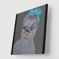 Portrait de bébé peint par Alfred Fox