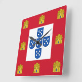 Horloge Carrée Portugal (Angle)