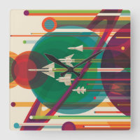 Poster de Voyage Espace Rétro - Système Solaire Gr