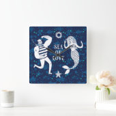 Horloge Carrée Poster Sea Of Love (Maison)