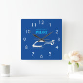 Horloge carrée pour pilote professionnel (Maison)